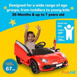 12V Lamborghini Electric Ride On Car for Kids with Remote Control and MP3 Player