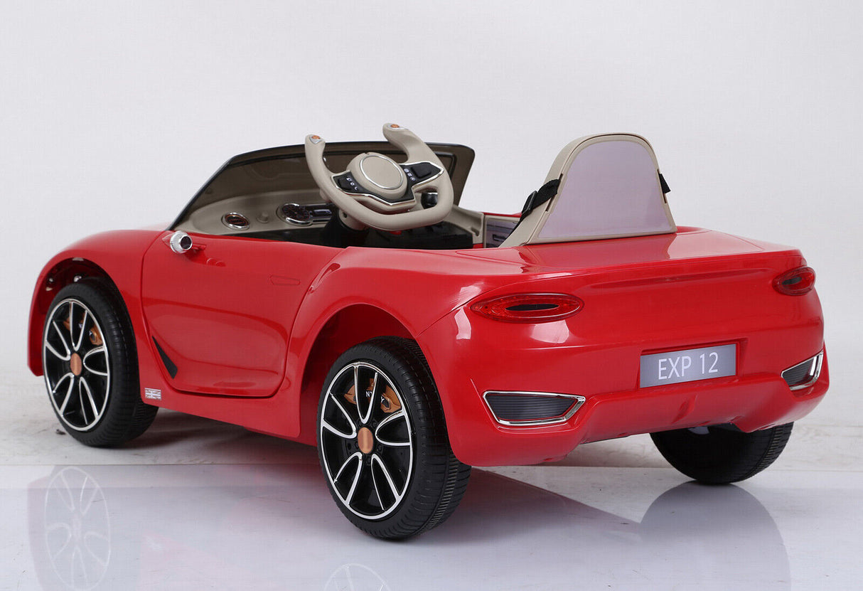 Bentley Kids Electric Ride On Car Toy Racer with 2-Speed and Remote Control - Licensed US Version