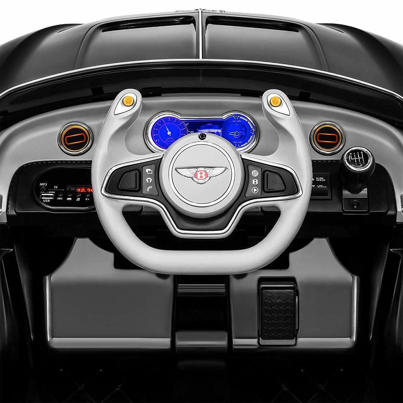 Premium White Bentley Style Kids Electric Ride On Car with Remote Control - Perfect Gift for Children