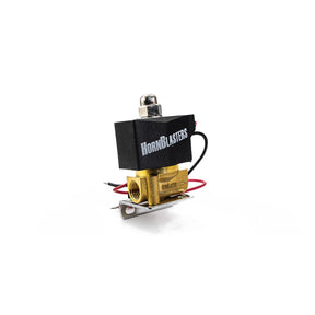 HornBlasters Brass 1/4" 24 Volt Electric Air Valve HornBlasters