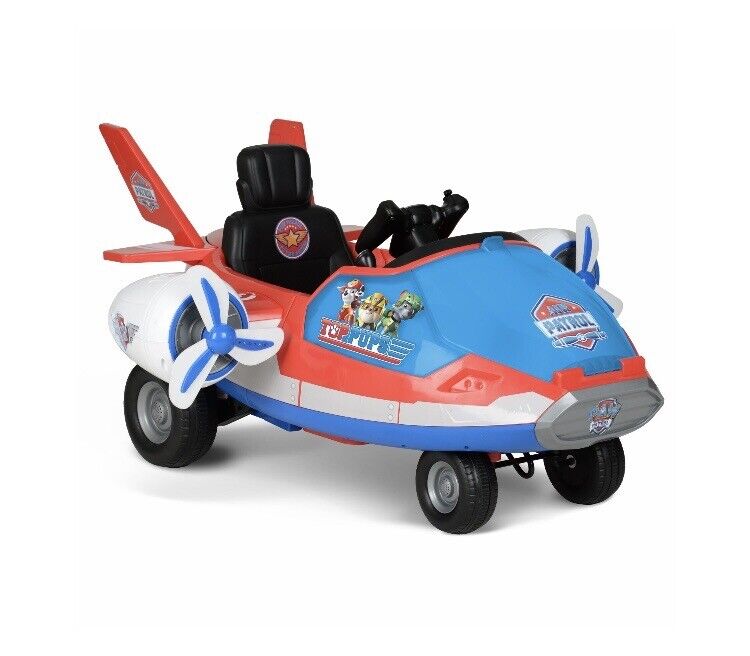 Nickelodeon 12v Paw Patrol Airplane Battery Powered Ride On - Brand New!