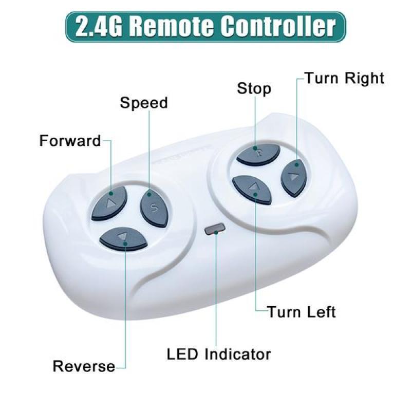 Off-Road 12V Electric Ride-On Car with Dual Drive and Remote Control