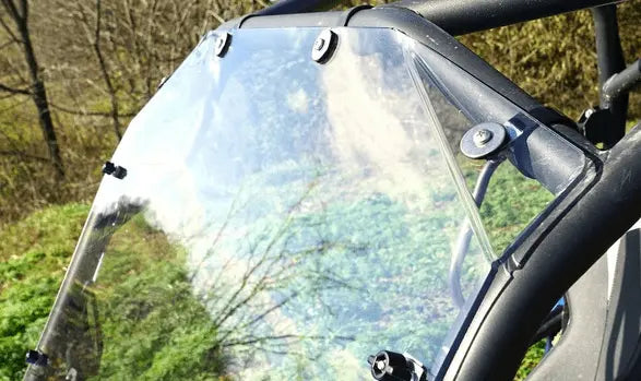 Falcon Ridge CF-19-Z-WD05 Aero-Vent front windshield for CF Moto ZForce - alternate view showing vent