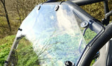 Falcon Ridge CF-19-Z-WD05 Aero-Vent front windshield for CF Moto ZForce - alternate view showing vent