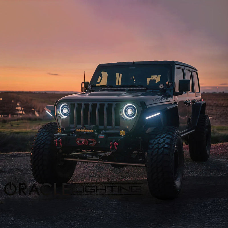 Oracle Lighting Oculus™ Switchback BI-LED Projector Headlights | '18+ JL Wrangler/ '20+ JT Gladiator