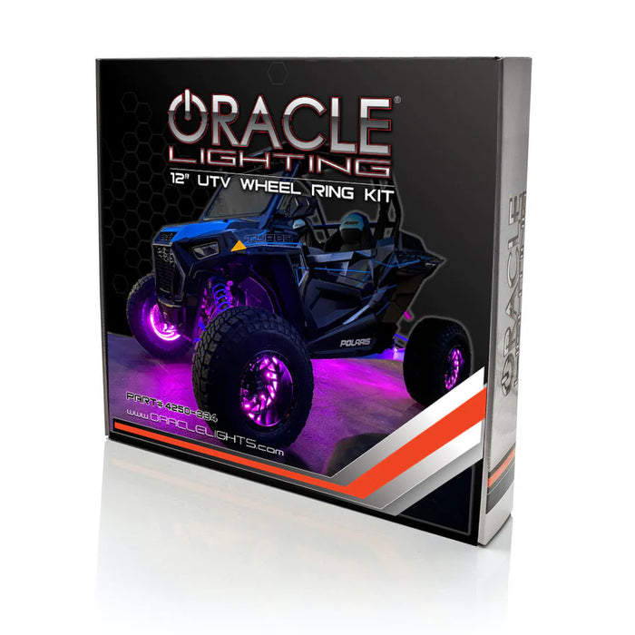 ORACLE LIGHTING LED ILLUMINATED WHEEL RINGS - UTV, ATV & SXS VEHICLES