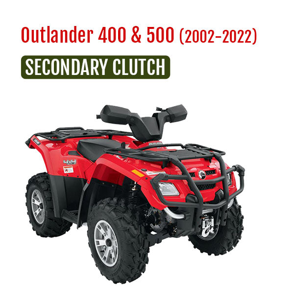 Can-Am Outlander 400 & 450 (2002-2022) Secondary Clutch MAX DPS 330 Bombardier Harvey's ATV Parts