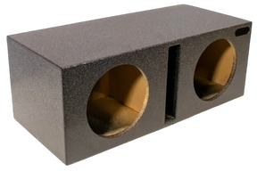 Dual 10" Ported Subwoofer Box Moon Car Stereo