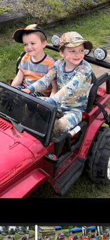 Ride On Car Kids Jeep Style 4x4 W/Rubber Tires 24 Volt