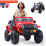 Parent-Child Ride-On Truck with Remote Control, FM Radio, and Bluetooth Connectivity