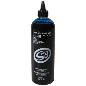 16 oz. Bottle of Air Filter Oil - Blue S&B