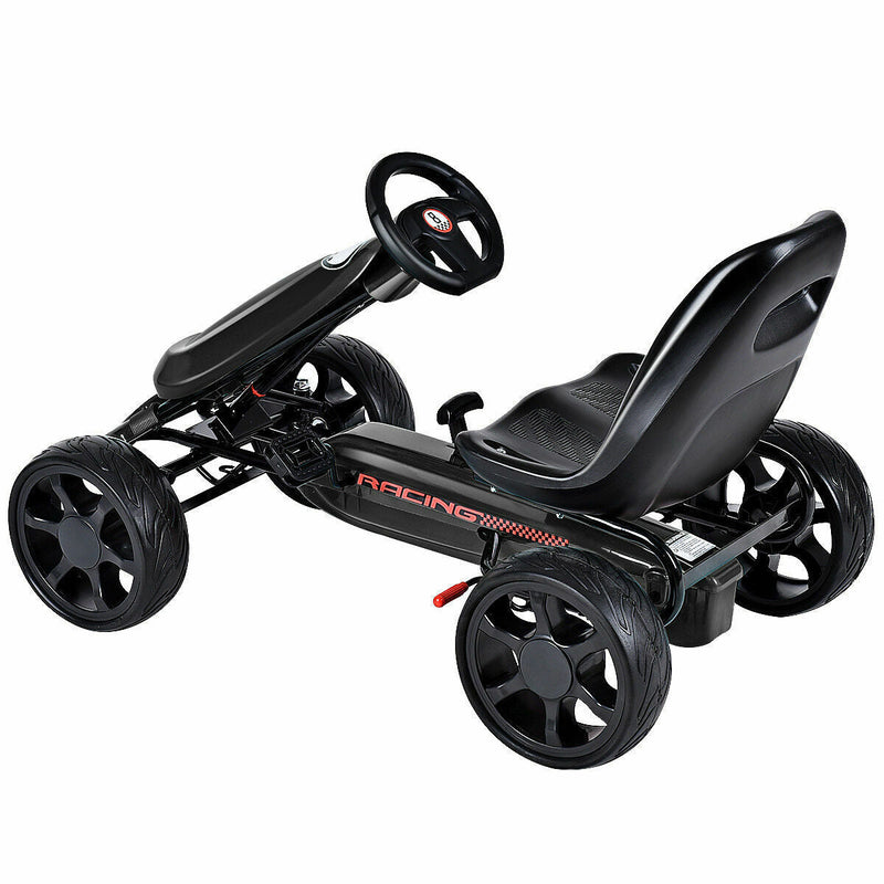Pedal-Powered Go Kart for Kids with 4 Wheels - Perfect for Outdoor and Indoor Fun!