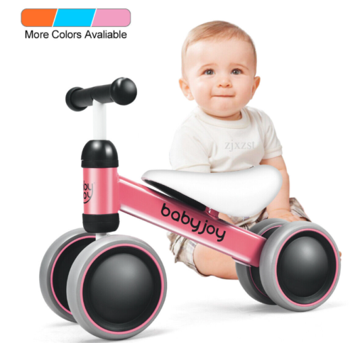 Pink Children's Balance Bike - No Pedals, Perfect for Toddlers to Learn and Play