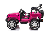 24 Volt 2 Seater 4x4 Electric Ride On Jeep Style Rubber Tires Fully Loaded Truck UTV ATV For Kids W/Magic Cars® Wireless Parental Control