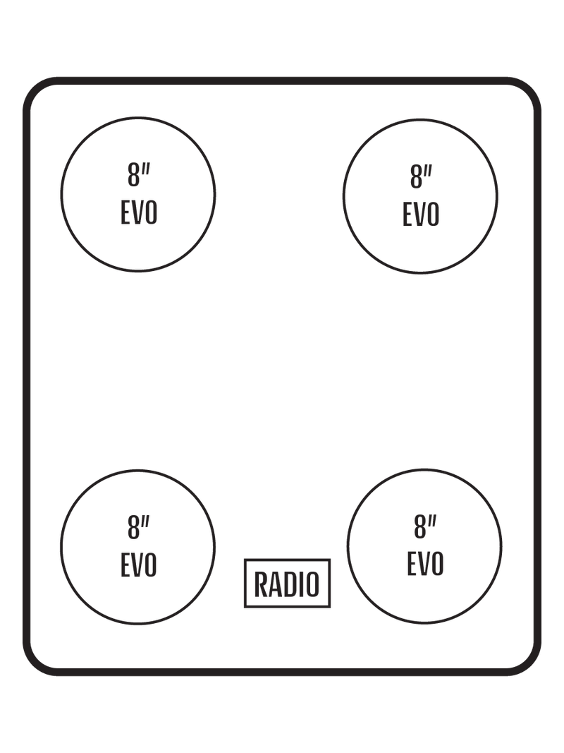2016+ Honda Pioneer 1000 Stereo Tops (2-Door)