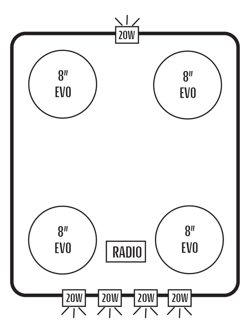 2016+ Honda Pioneer 1000 Stereo Tops (2-Door)