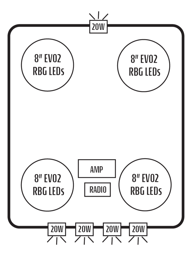 2016+ Honda Pioneer 1000 Stereo Tops (2-Door)