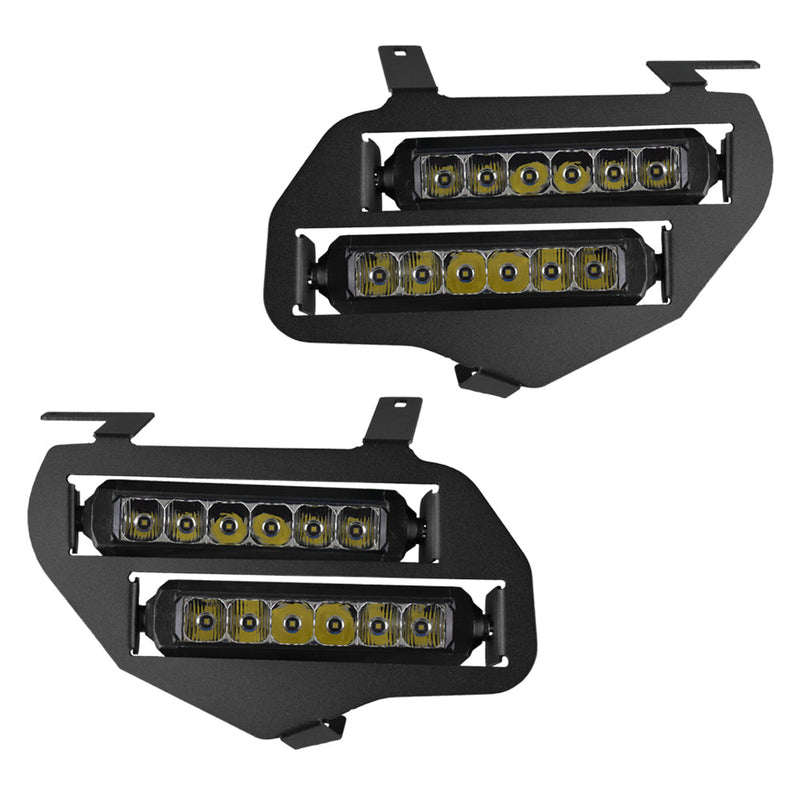 Dual Wide 8" LED Headlights for Honda Pioneer 1000 Vessel Powersports
