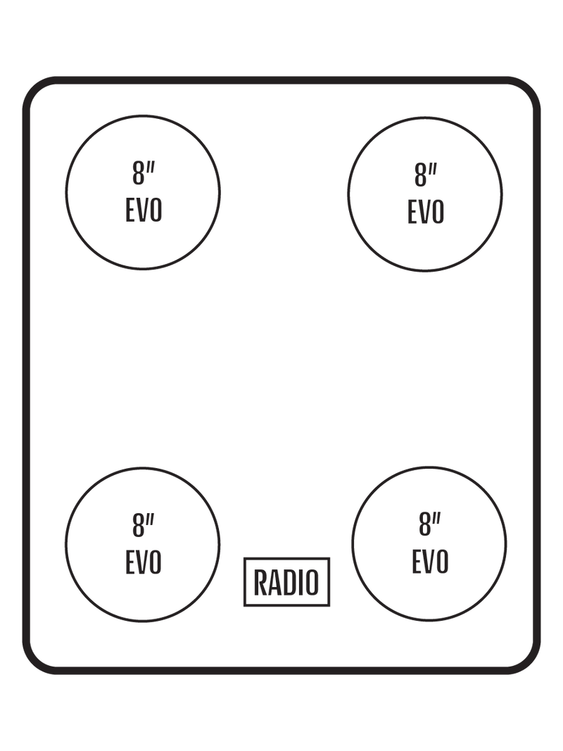 2014+ Honda Pioneer 700 Stereo Tops (2-Door)