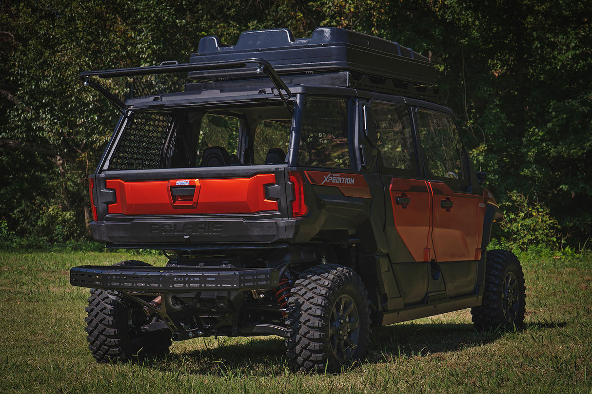 Rough Country Rock Sliders for Polaris Xpedition ADV 5 Black Steel