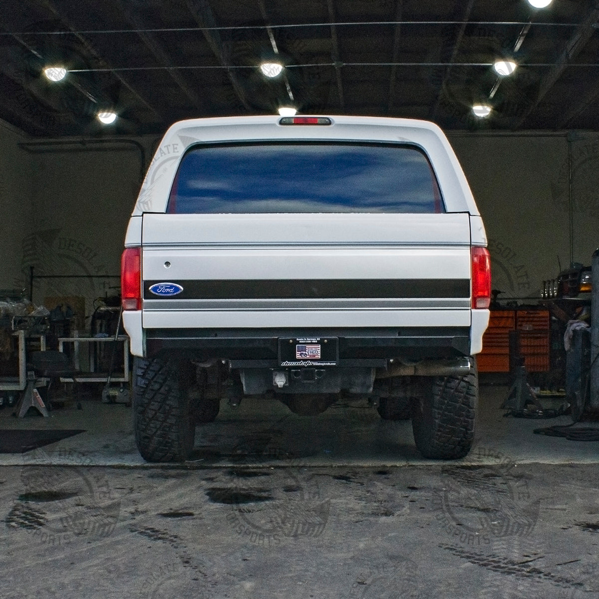 Desolate Motorsports Bronco Plate Rear Bumper - 1980-1996 Ford Bronco Desolate Motorsports