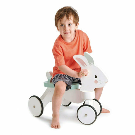 Playful Running Rabbit Ride On by Tender Leaf Toys