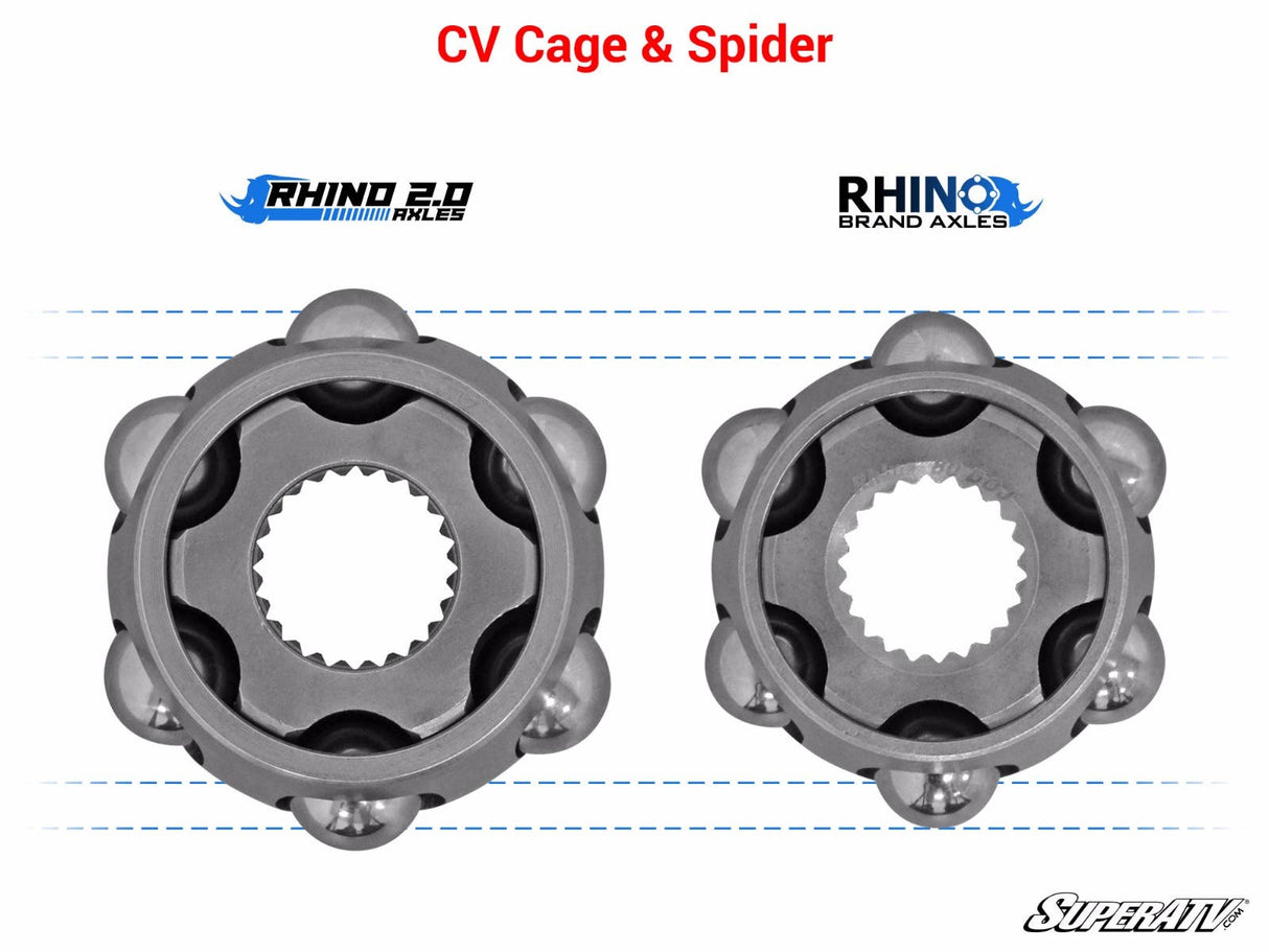 SuperATV Rhino 2.0 Heavy-Duty Axle for Polaris RZR RS1
