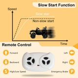 Police Jeep Ride-On Car for Kids with Remote Control and Big Hubs