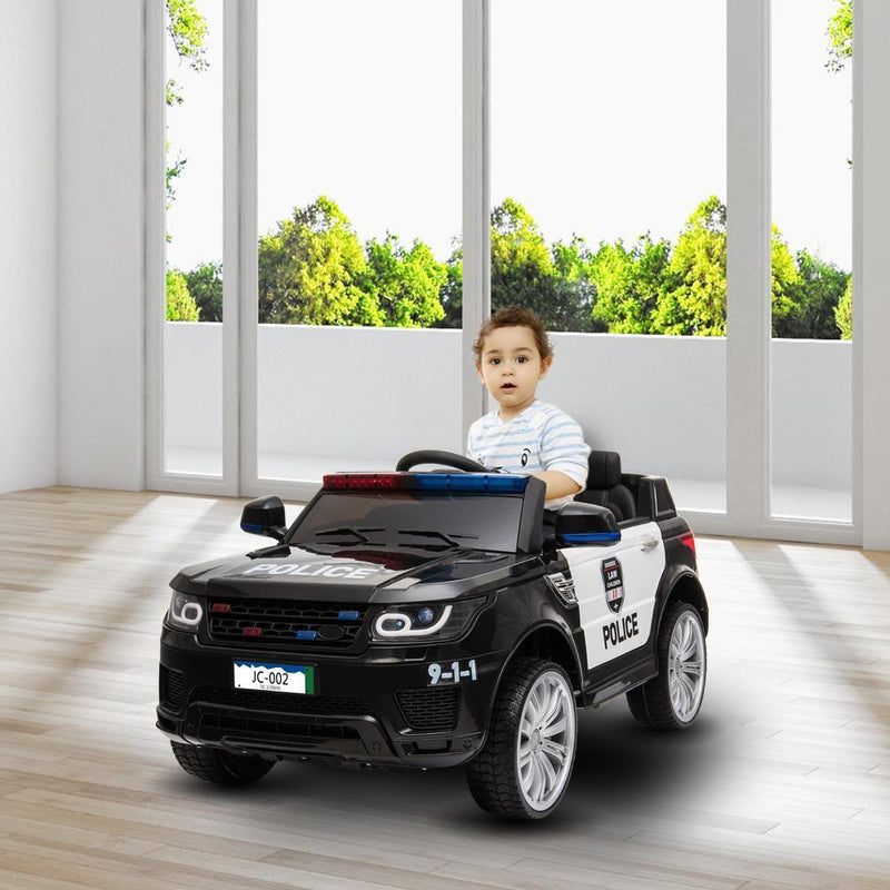 Police SUV 12V Electric Ride-On Car for Kids with Adjustable Speed and Remote Control