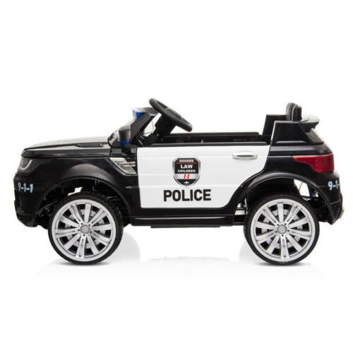 Police SUV 12V Electric Ride-On Car with Remote Control, LED Lights, and Music for Kids
