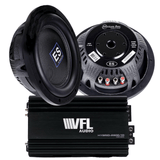 Power Pack: 2 ES 1044 Subwoofers + VFL Hybrid 2800.1 Amplifier