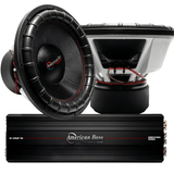 Power Pack: 2 Godfather 18 Subwoofers + Godfather Comp 11D Amplifier