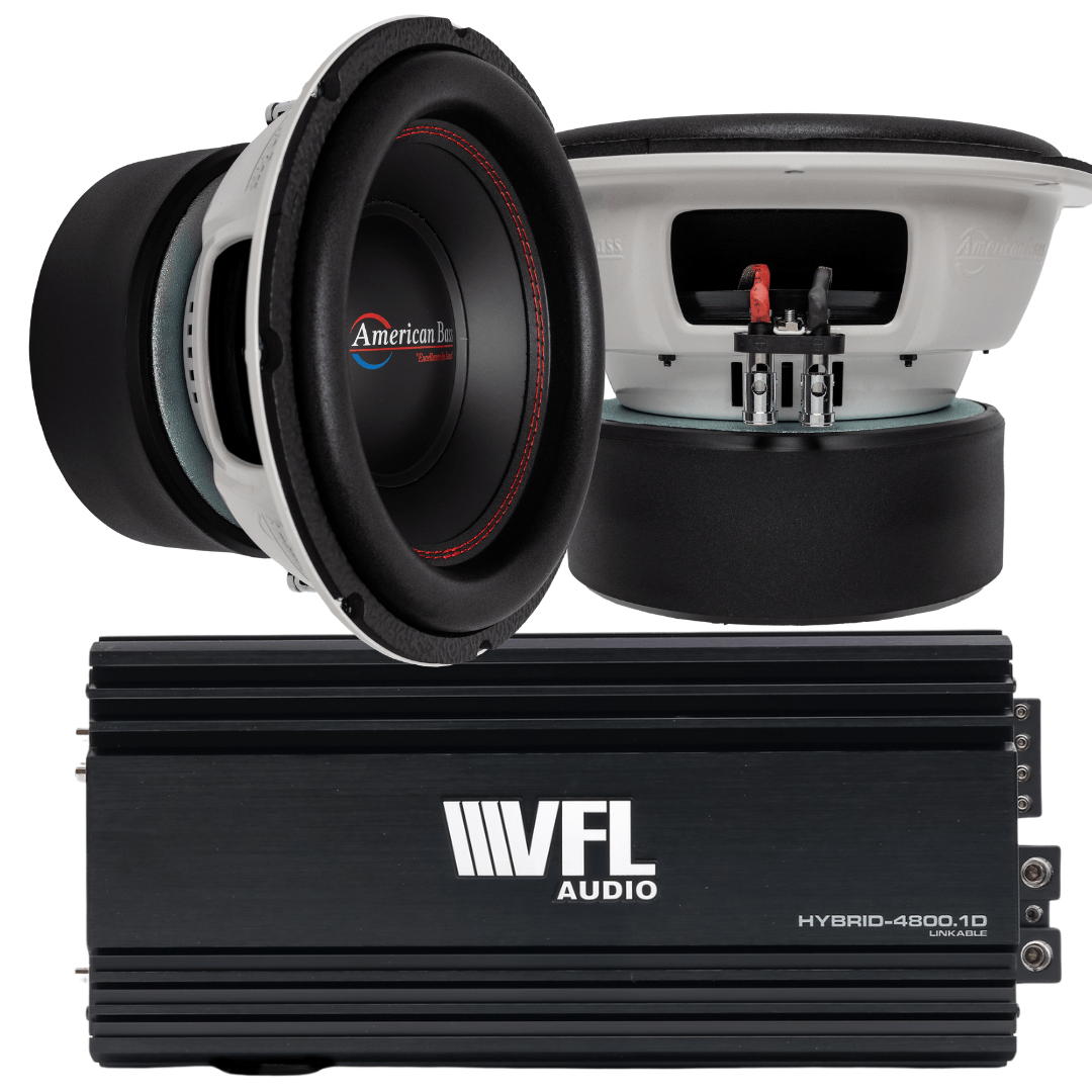 Power Pack: 2 Titan 1044 Subwoofers + VFL Hybrid 4800.1 Amplifier