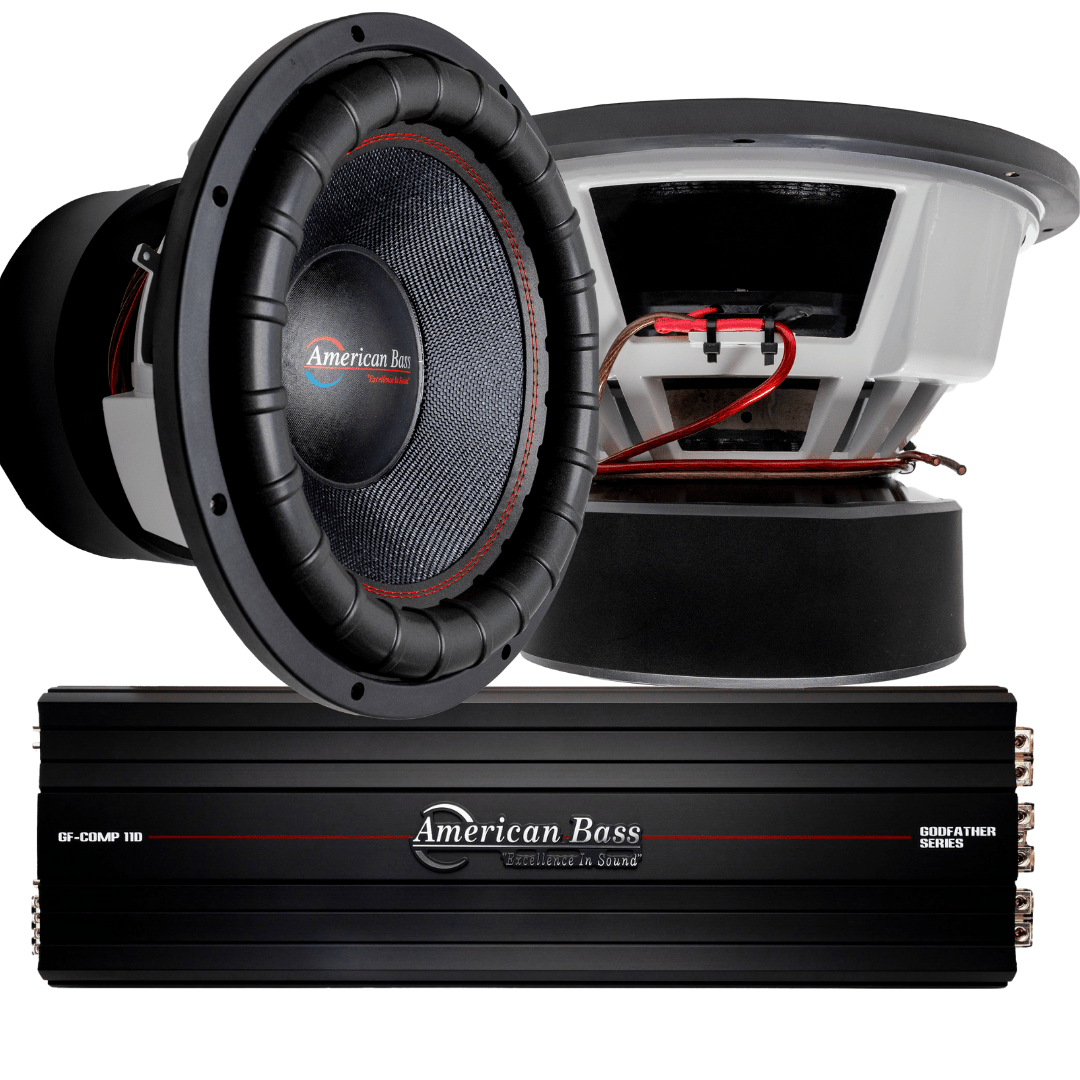 Power Pack: 2 VFL Comp Signature 15 Subwoofers + Godfather Comp 11D Amplifier