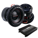 Power Pack: 2 XFL 10” Subwoofers + VFL Comp 1K Amplifier Bundle