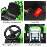 Power Up Your Child's Playtime with the Large Capacity Battery-Powered Ride-On Tractor and Trailer Set from Topbuy