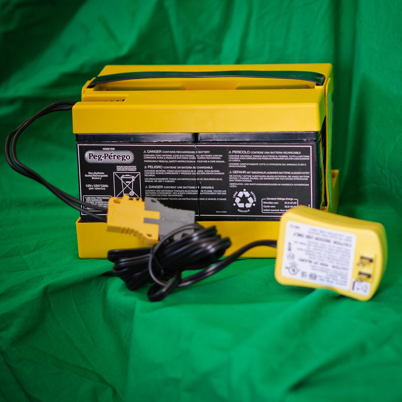 Power Up Your Ride with Peg Perego 24V Battery & Charger Combo Pack (IAKB0522)