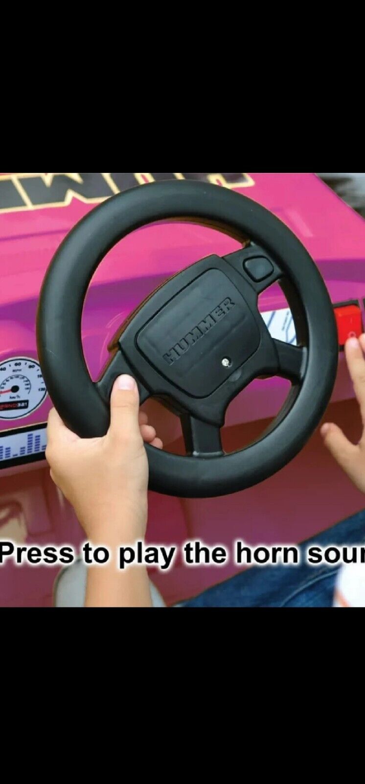 Power Wheels Hummer H2 6V Ride-On Car in Pink