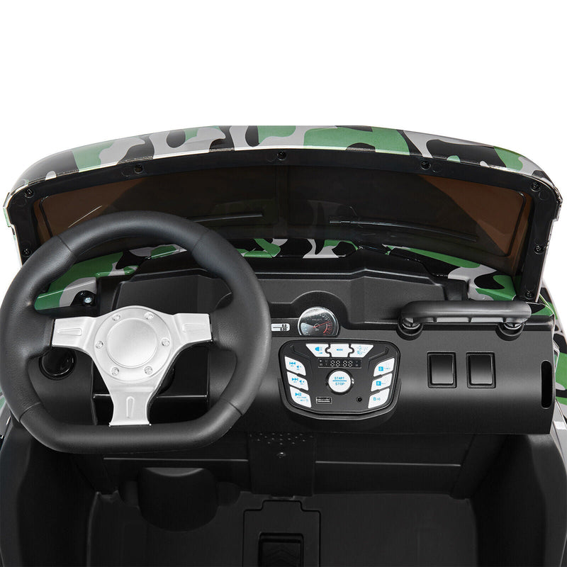 Powerful 24V Battery-Powered 2-Seater Kids Ride On Tractor with Dump Bed and RC Control