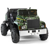 Powerful 24V Battery-Powered 2-Seater Kids Ride On Tractor with Dump Bed and RC Control