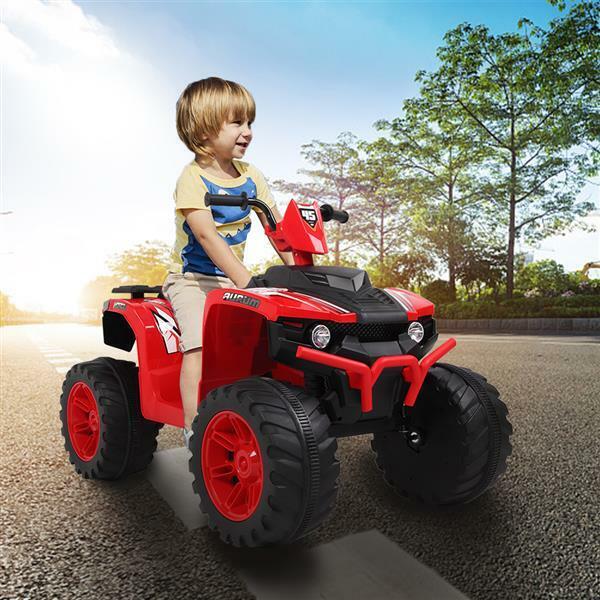 Premium 12V Dual Drive Electric Ride-On Car with LED Lights for Kids