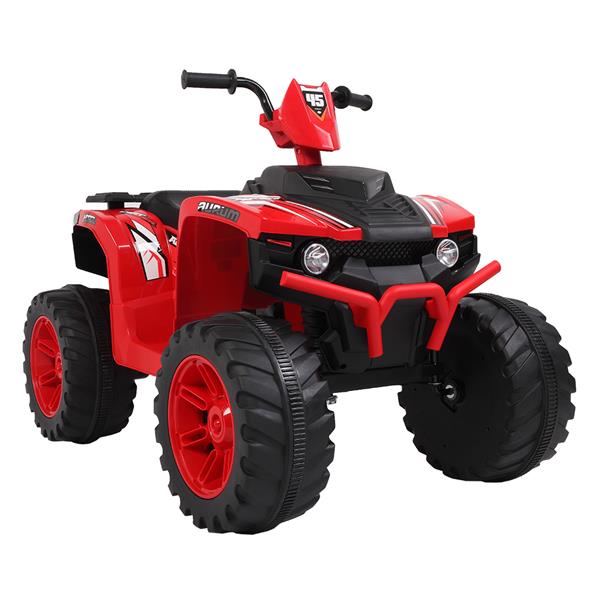 Premium 12V Dual Drive Electric Ride-On Car with LED Lights for Kids