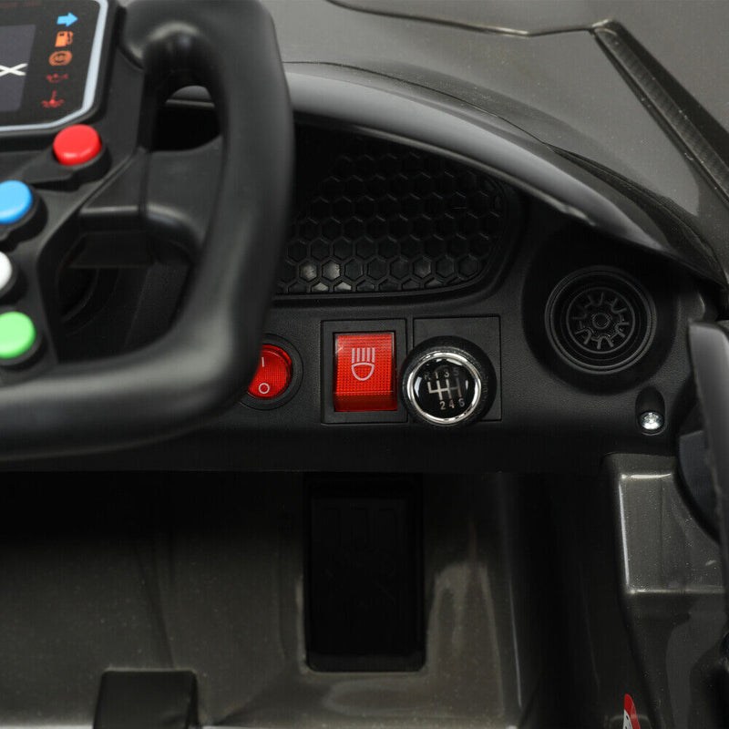 Premium 12V Electric Kids Ride On Car with Remote Control & LED Lights - 3 Speed Options