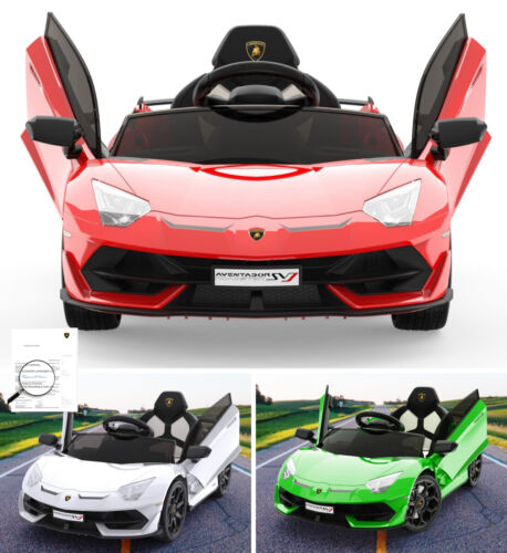 Premium 12V Electric Lamborghini Ride-On Car for Kids with Remote Control - Perfect Gift for Young Drivers