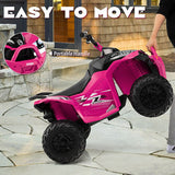 Premium 12V Kids ATV with Adjustable Speed and Cozy Seat - Pink