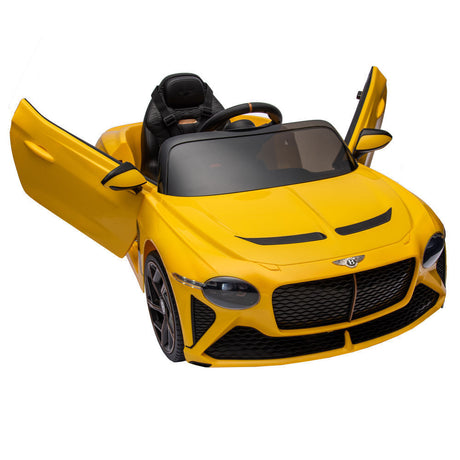 Premium 12V Licensed Bentley Mulsanne Kids Ride-On Car with 2.4G Remote Control for an Enhanced Driving Experience