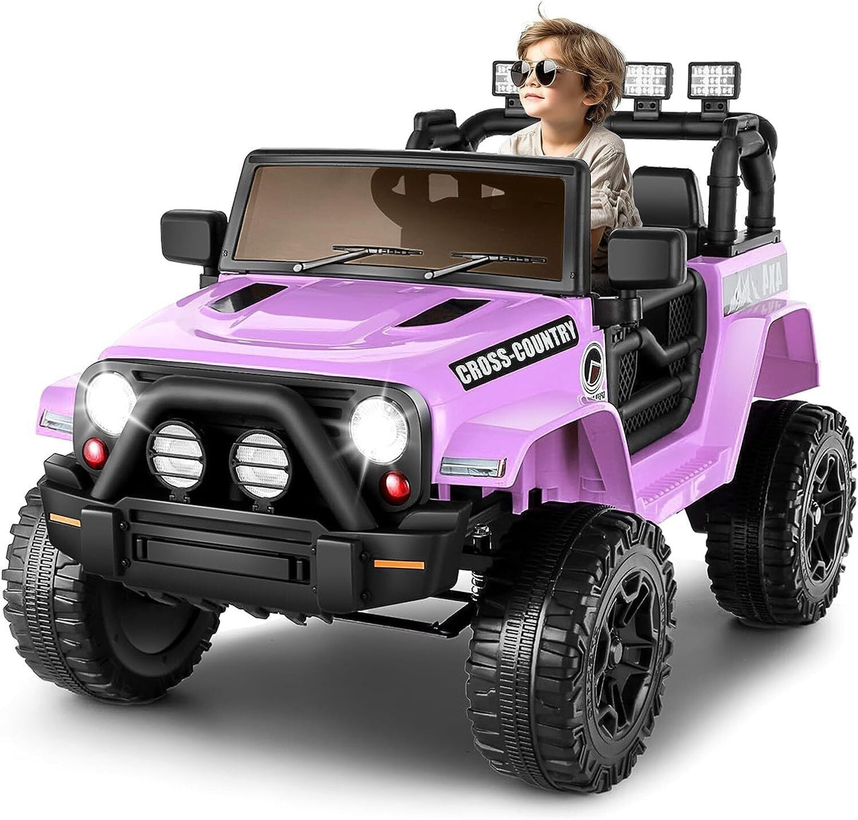 Electric Ride-On Truck for Kids with Remote Control, USB & AUX, 3 Speeds, Ages 3-8