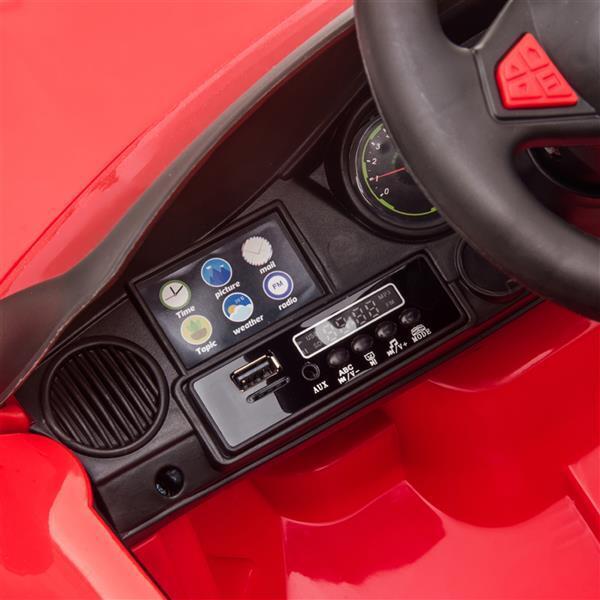 Premium 12V Ride On Car with Remote Control and LED Lights for Kids