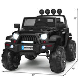 Premium 12V Ride-On Truck for Kids with Remote Control and Magnetic Double Doors