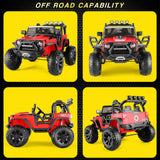 Premium 24V 2 Seater Kids Ride On Truck with Bluetooth Music and 3 Speeds